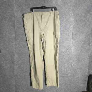 Genuine Gear Cargo Pants Mens XL-R Khaki Tan Ripstop Tactical Utility Workwear